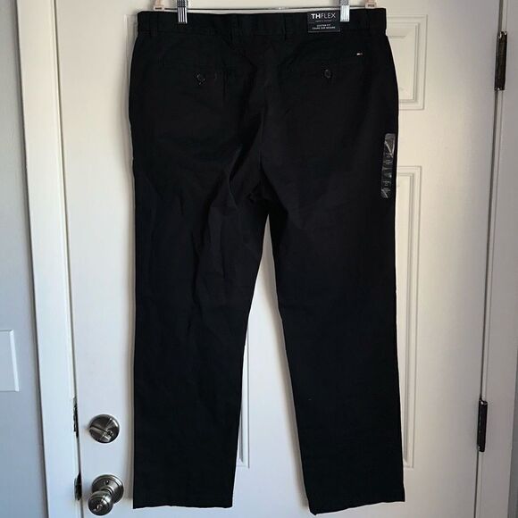 Tommy Hilfiger Men TH Flex Stretch Custom-Fit Chino Pant Navy 36X30 #78C2340 nwt - Picture 6 of 6
